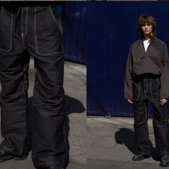 PHIPPS MEN'S PILOT TWILL CARPENTER PANTS SIZE 30 $520 - Picture 2 of 9